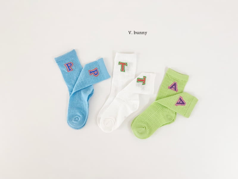 V Bunny - Korean Children Fashion - #minifashionista - Candy Socks Set - 6