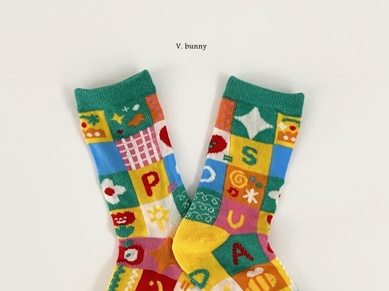 V Bunny - Korean Children Fashion - #prettylittlegirls - Bubble Pop Socks Set