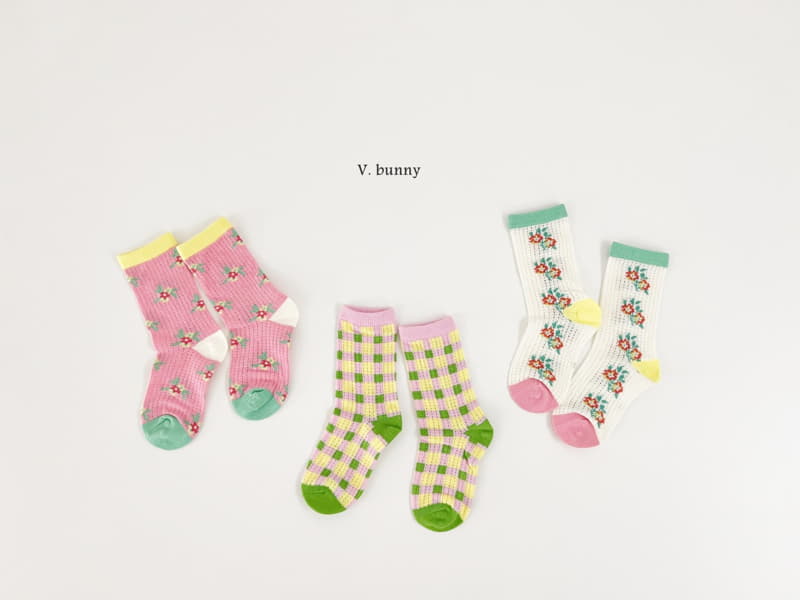 V Bunny - Korean Children Fashion - #prettylittlegirls - Susunhwa Socks Set - 6