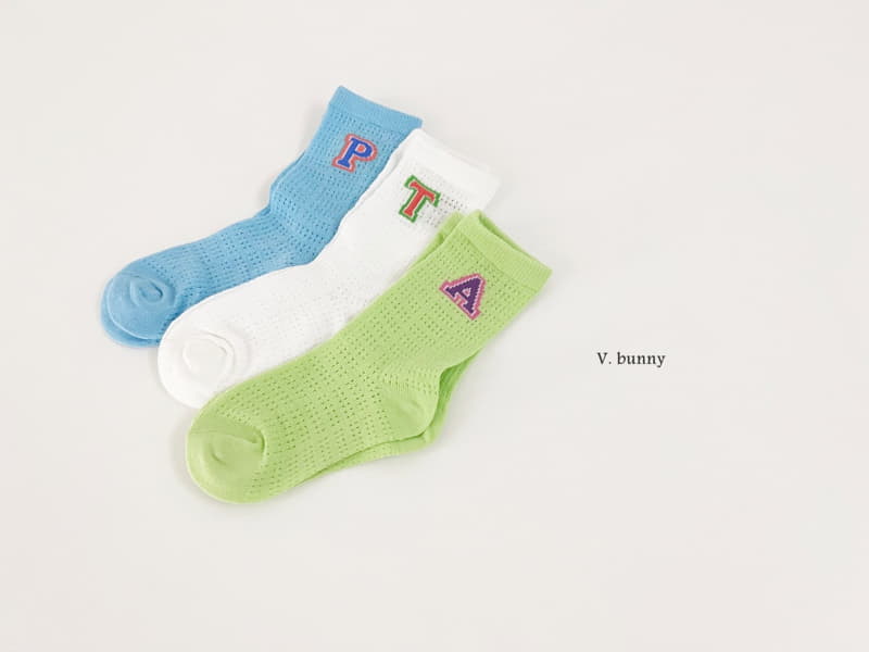 V Bunny - Korean Children Fashion - #prettylittlegirls - Candy Socks Set - 7