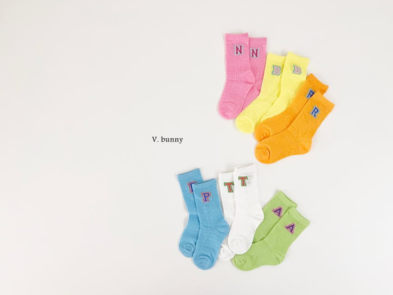 V Bunny - Korean Children Fashion - #stylishchildhood - Candy Socks Set - 10