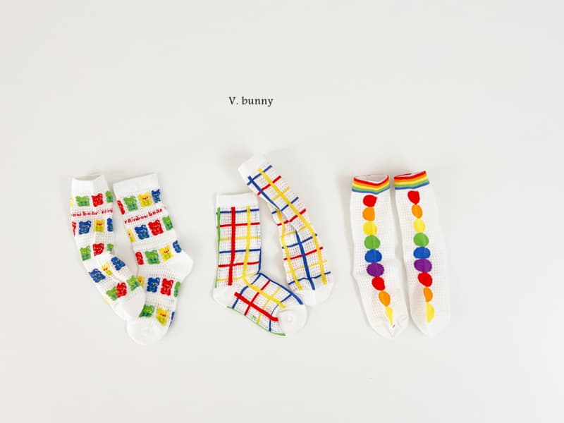 V Bunny - Korean Children Fashion - #todddlerfashion - Traffic Lights Socks Set - 9