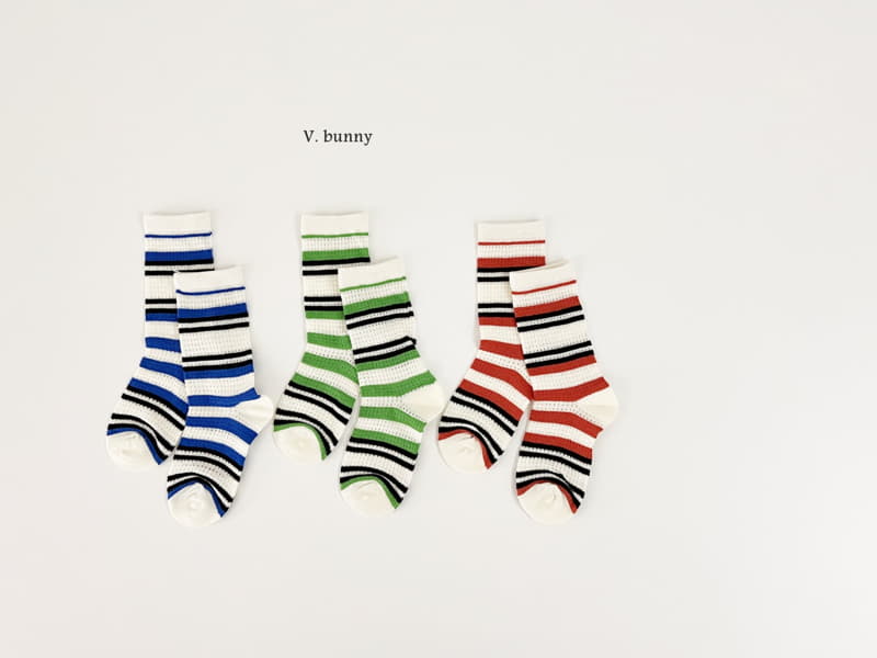 V Bunny - Korean Children Fashion - #toddlerclothing - Ppappiyong Socks Set - 7
