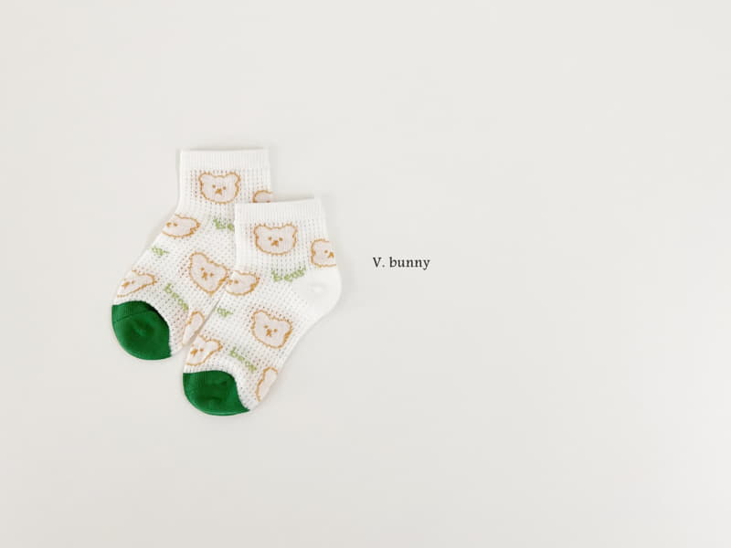 V Bunny - Korean Children Fashion - #todddlerfashion - Boston Socks Set - 4