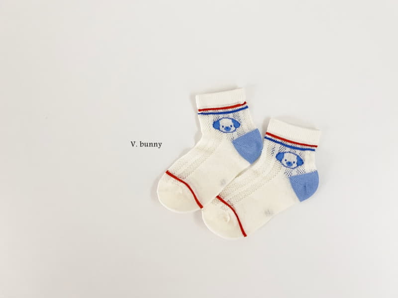 V Bunny - Korean Children Fashion - #toddlerclothing - Happy Socks Set - 2
