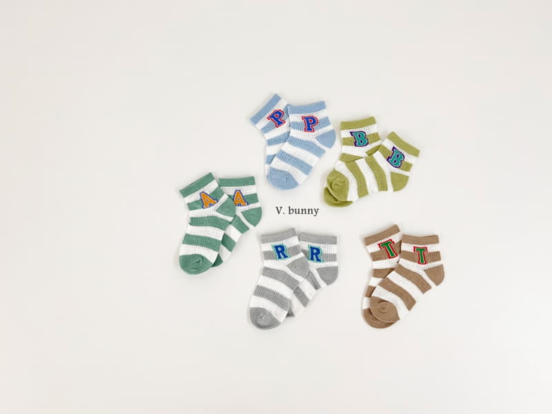 V Bunny - Korean Children Fashion - #toddlerclothing - Alpa Socks Set