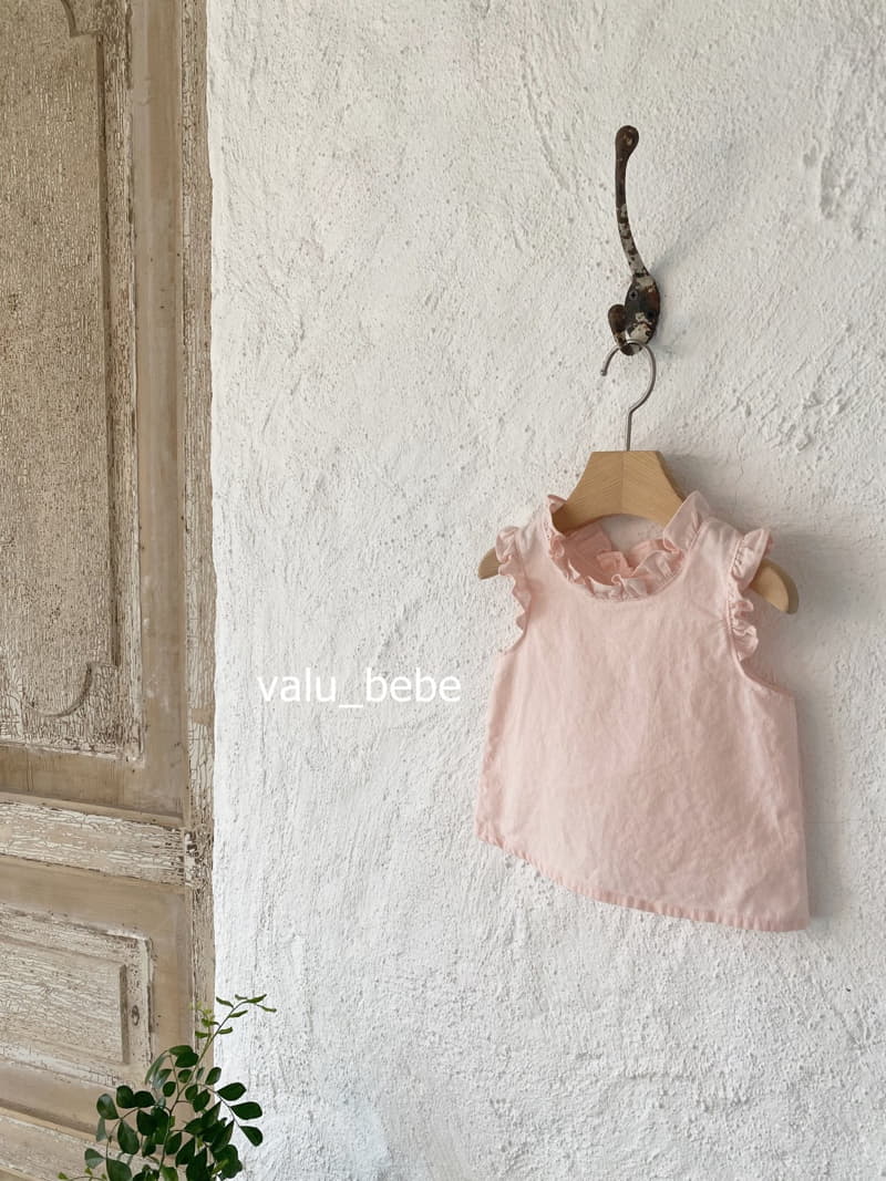 Valu Bebe - Korean Baby Fashion - #babyboutique - Linen Frill Blouse - 5