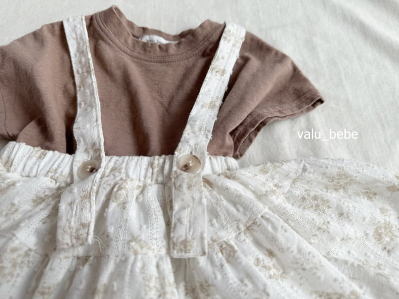 Valu Bebe - Korean Baby Fashion - #babyboutiqueclothing - Flower Dungarees Bodysuit - 11