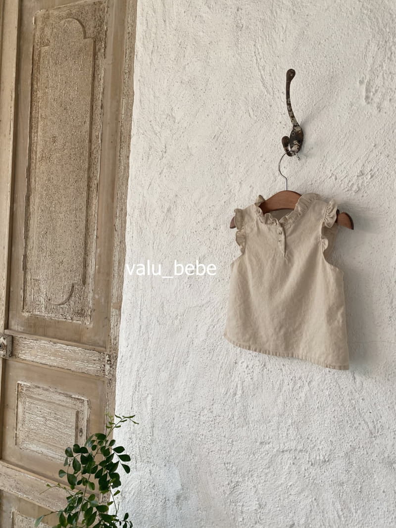 Valu Bebe - Korean Baby Fashion - #babyboutiqueclothing - Linen Frill Blouse - 6