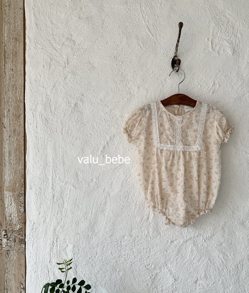 Valu Bebe - Korean Baby Fashion - #babyboutiqueclothing - Lace Flower Bodysuit - 3