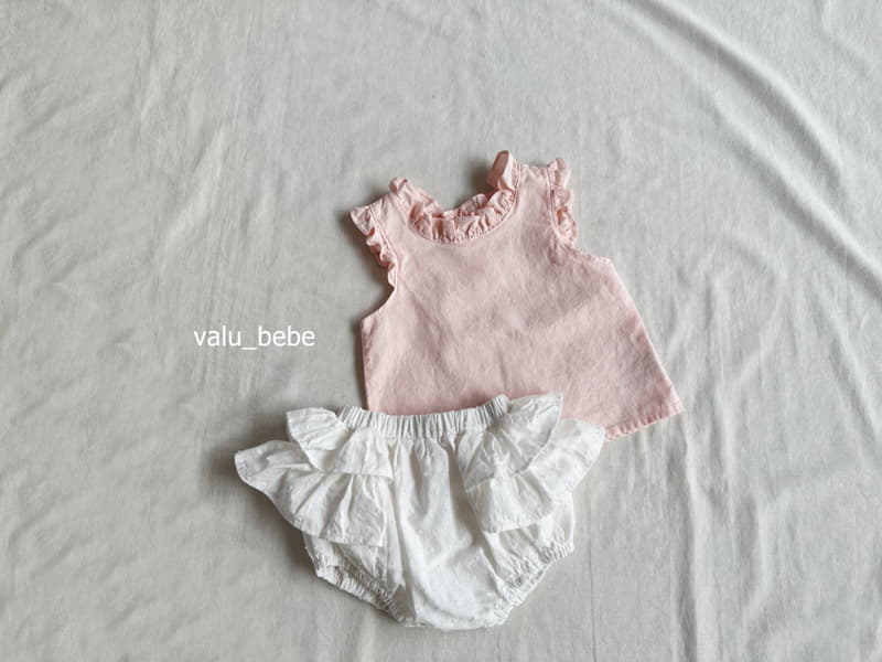 Valu Bebe - Korean Baby Fashion - #babyclothing - Linen Frill Blouse - 7