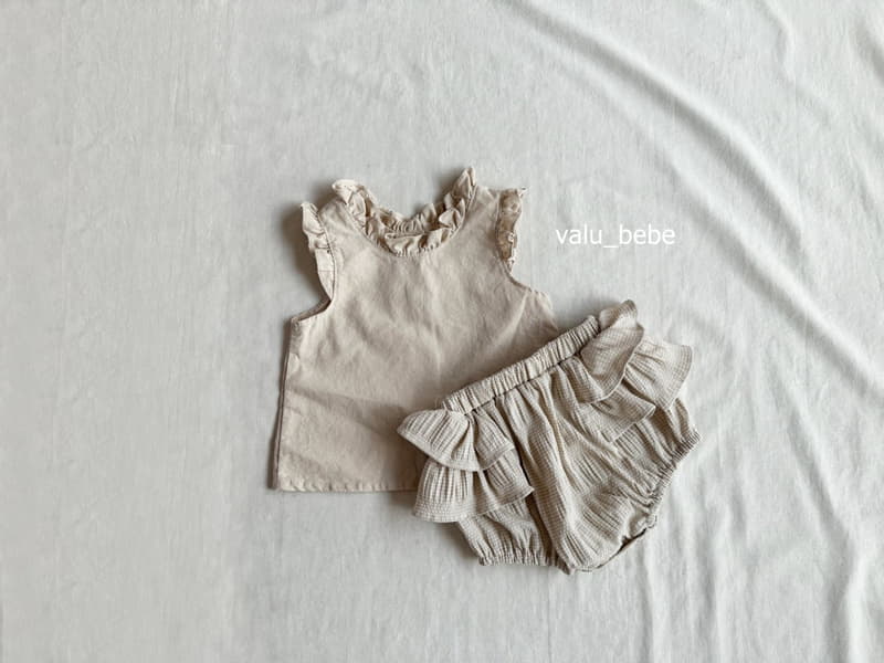 Valu Bebe - Korean Baby Fashion - #babyfashion - Linen Frill Blouse - 8