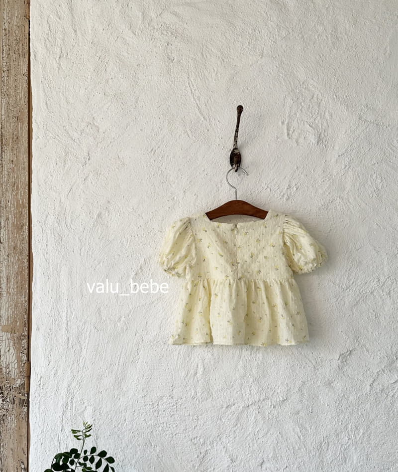 Valu Bebe - Korean Baby Fashion - #babyfashion - Flower Puff Blouse - 3