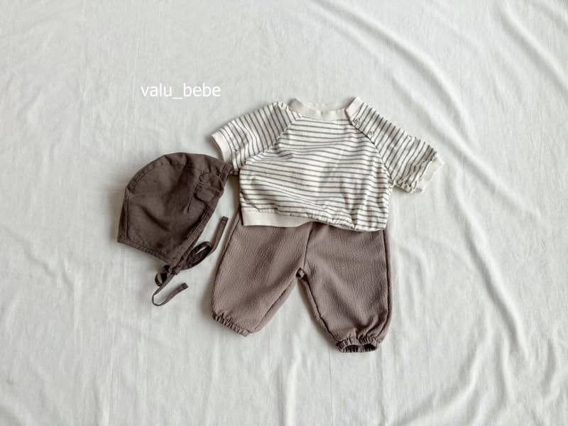 Valu Bebe - Korean Baby Fashion - #babyfever - Stripes Cucu Button Tee
