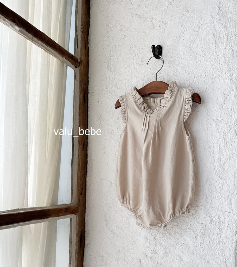 Valu Bebe - Korean Baby Fashion - #babyoninstagram - Pintuck Frill Bodysuit