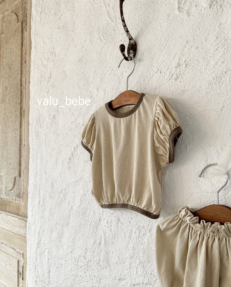 Valu Bebe - Korean Baby Fashion - #babyoutfit - Puff Shirring Tee - 6
