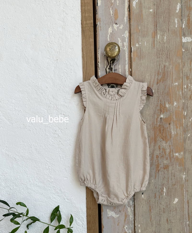 Valu Bebe - Korean Baby Fashion - #babyoutfit - Pintuck Frill Bodysuit - 3