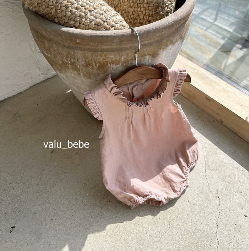 Valu Bebe - Korean Baby Fashion - #onlinebabyboutique - Pintuck Frill Bodysuit - 6