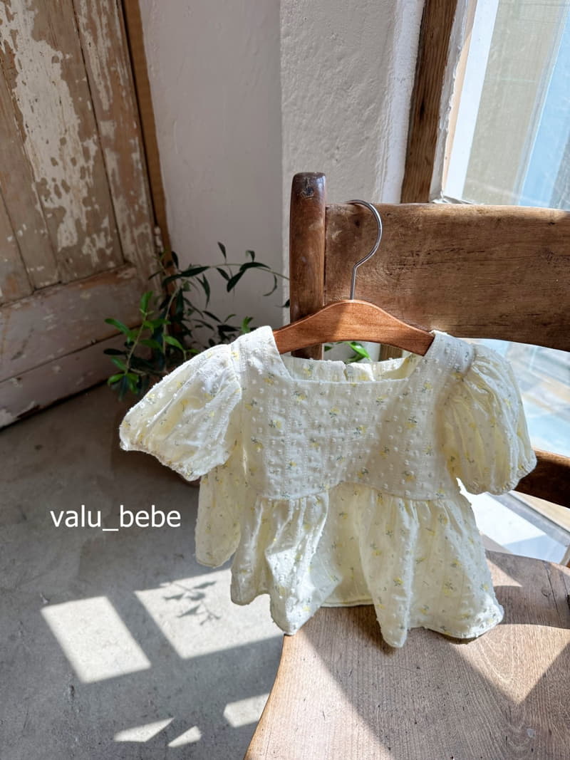 Valu Bebe - Korean Baby Fashion - #onlinebabyboutique - Flower Puff Blouse - 12