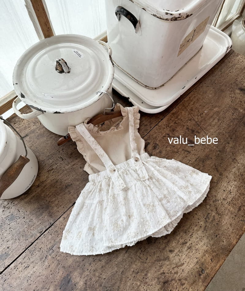 Valu Bebe - Korean Baby Fashion - #onlinebabyshop - Linen Frill Blouse - 3