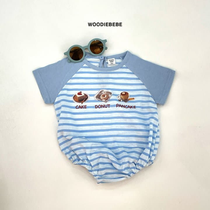 Woodie - Korean Baby Fashion - #babyootd - In Star Bodysuit - 2