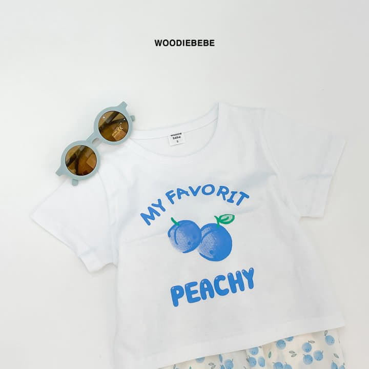 Woodie - Korean Children Fashion - #kidzfashiontrend - Peach Top Bottom Set - 4