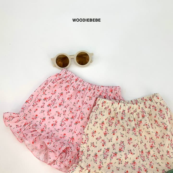 Woodie - Korean Children Fashion - #childrensboutique - Daisy Skirt Pants - 8