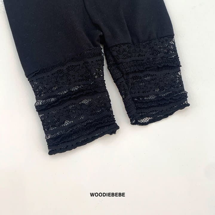 Woodie - Korean Children Fashion - #designkidswear - Lace Leggings - 2
