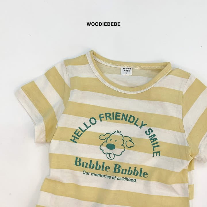 Woodie - Korean Children Fashion - #designkidswear - Bubble Tee - 4