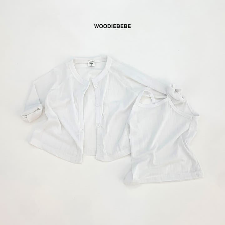 Woodie - Korean Children Fashion - #discoveringself - Daily Cardigan Sleeveless Set - 2
