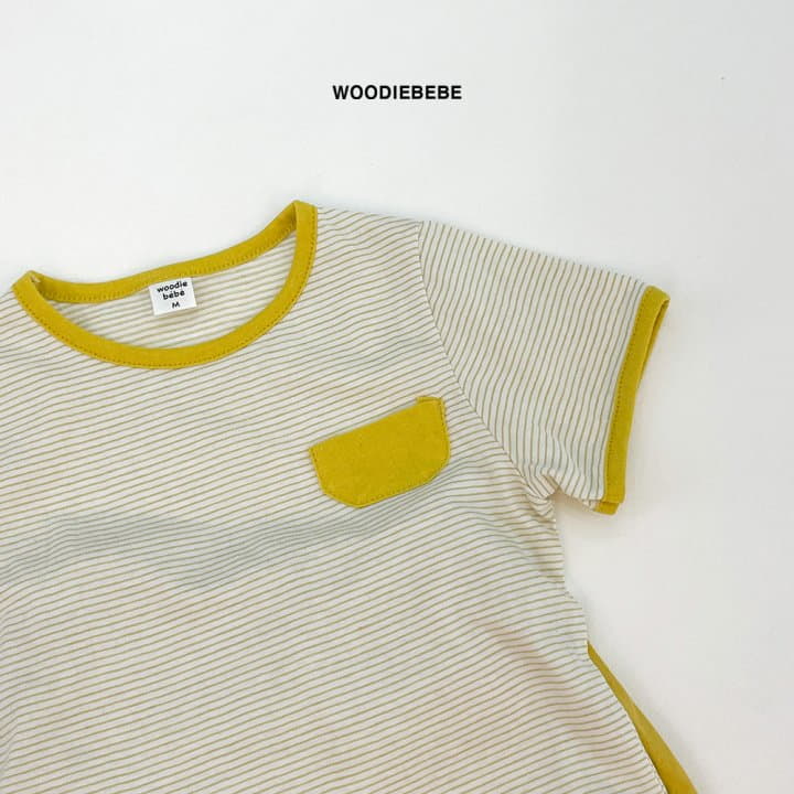 Woodie - Korean Children Fashion - #discoveringself - Pocket Top Bottom Set - 4
