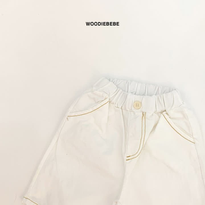 Woodie - Korean Children Fashion - #kidsshorts - Stitch Pants - 2