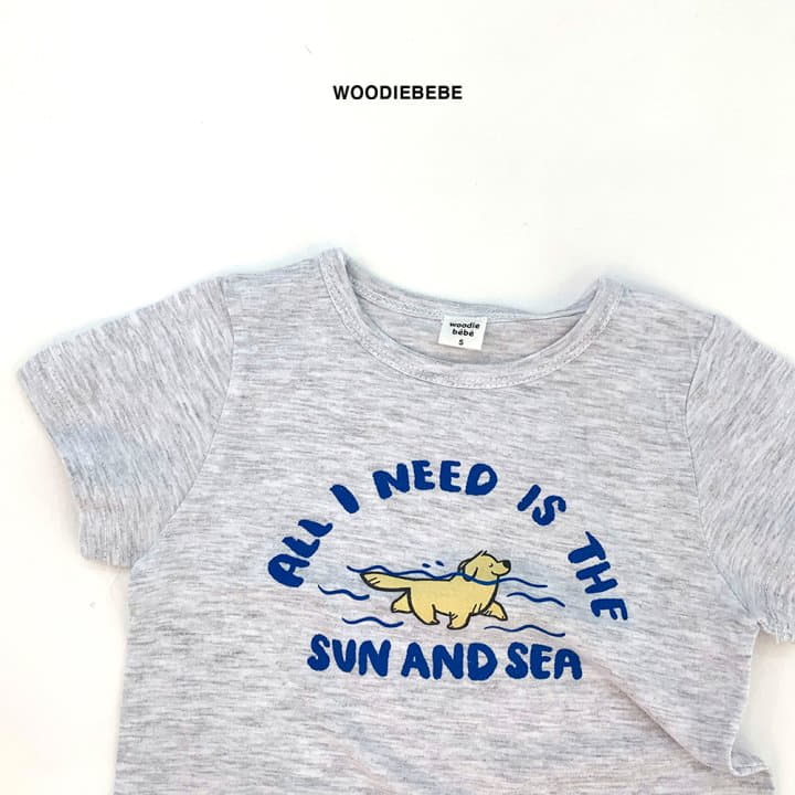 Woodie - Korean Children Fashion - #kidsshorts - Swimming Tee - 5