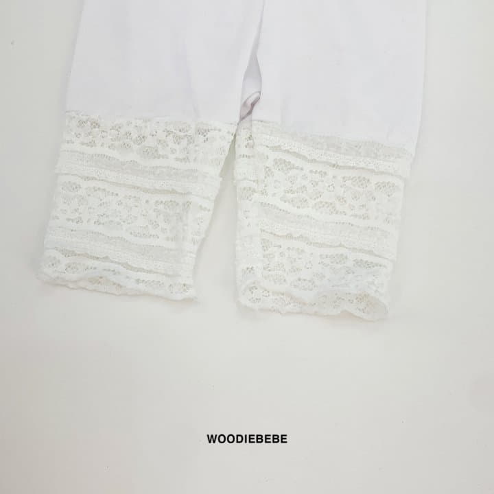 Woodie - Korean Children Fashion - #kidsshorts - Lace Leggings - 5