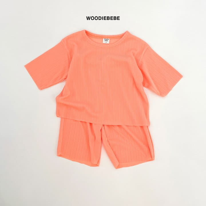 Woodie - Korean Children Fashion - #kidsstore - Pastel Top Bottom Set - 5