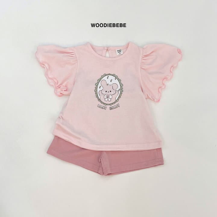 Woodie - Korean Children Fashion - #todddlerfashion - Coco Top Bottom Set - 3