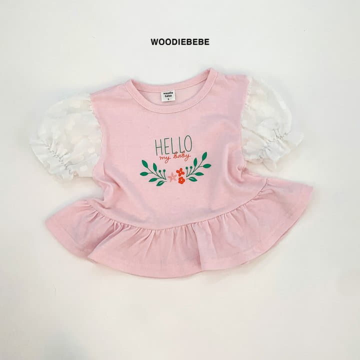Woodie - Korean Children Fashion - #todddlerfashion - Daisy Puff Tee - 2