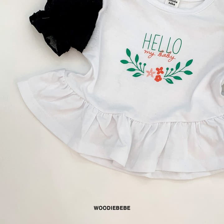 Woodie - Korean Children Fashion - #toddlerclothing - Daisy Puff Tee - 3