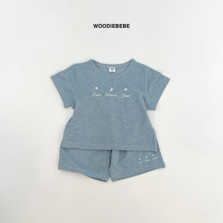 Woodie - Korean Children Fashion - #toddlerclothing - Solar Top Bottom Set - 3