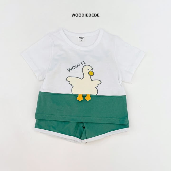 Woodie - Korean Children Fashion - #toddlerclothing - Nald TOp Bottom Set - 2