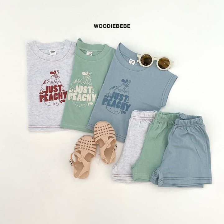 Woodie - Korean Children Fashion - #toddlerclothing - Juicy Top Bottom Set - 9
