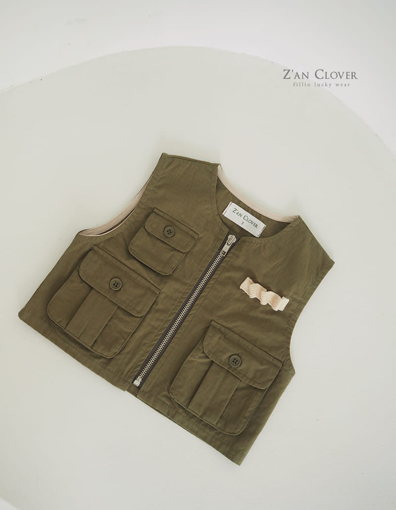 Zan Clover - Korean Children Fashion - #Kfashion4kids - Cargo Vest - 2