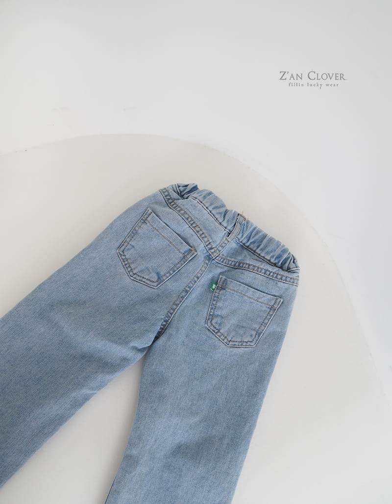 Zan Clover - Korean Children Fashion - #childofig - Knee Vintage Jeans - 6