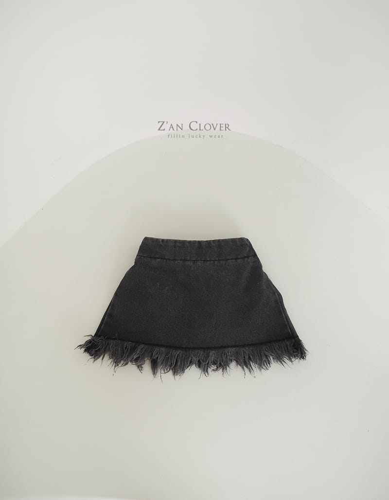 Zan Clover - Korean Children Fashion - #childofig - Denim Skirt - 5