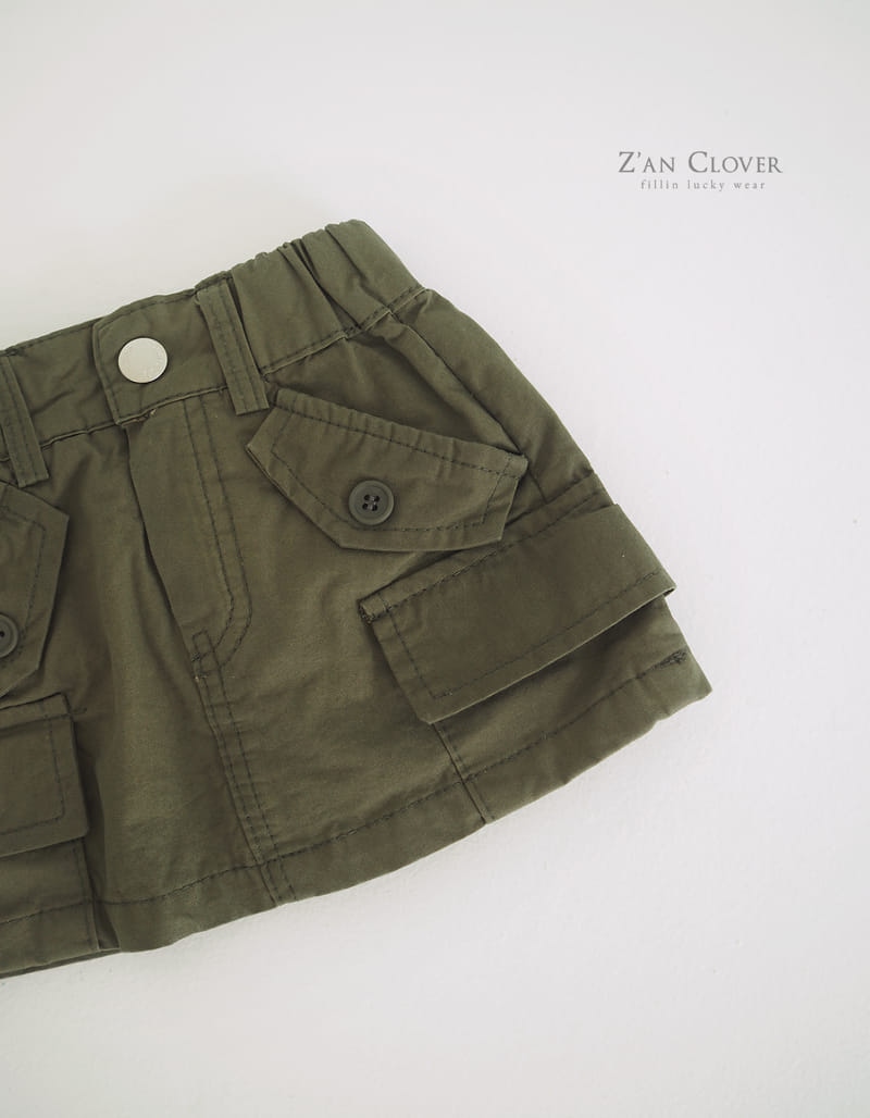 Zan Clover - Korean Children Fashion - #designkidswear - Cargo Mini Skirt - 5