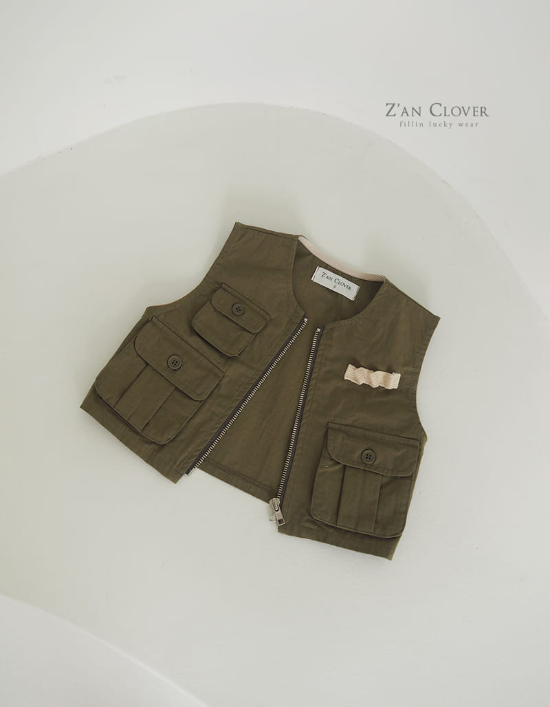 Zan Clover - Korean Children Fashion - #designkidswear - Cargo Vest - 12