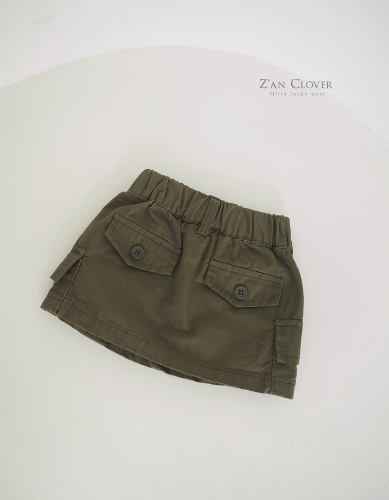 Zan Clover - Korean Children Fashion - #discoveringself - Cargo Mini Skirt - 6