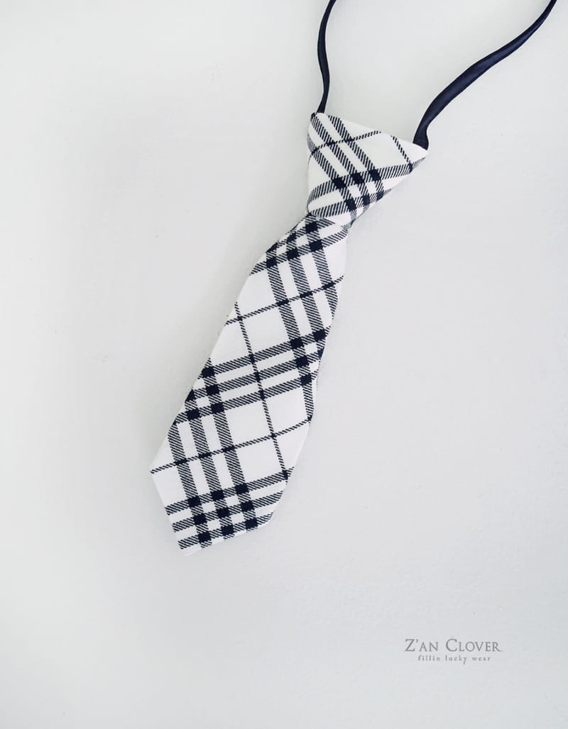 Zan Clover - Korean Children Fashion - #designkidswear - Check Short Tie - 4
