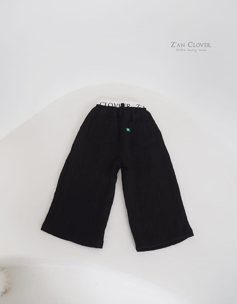 Zan Clover - Korean Children Fashion - #kidsstore - Rinkle Wide Pants - 9