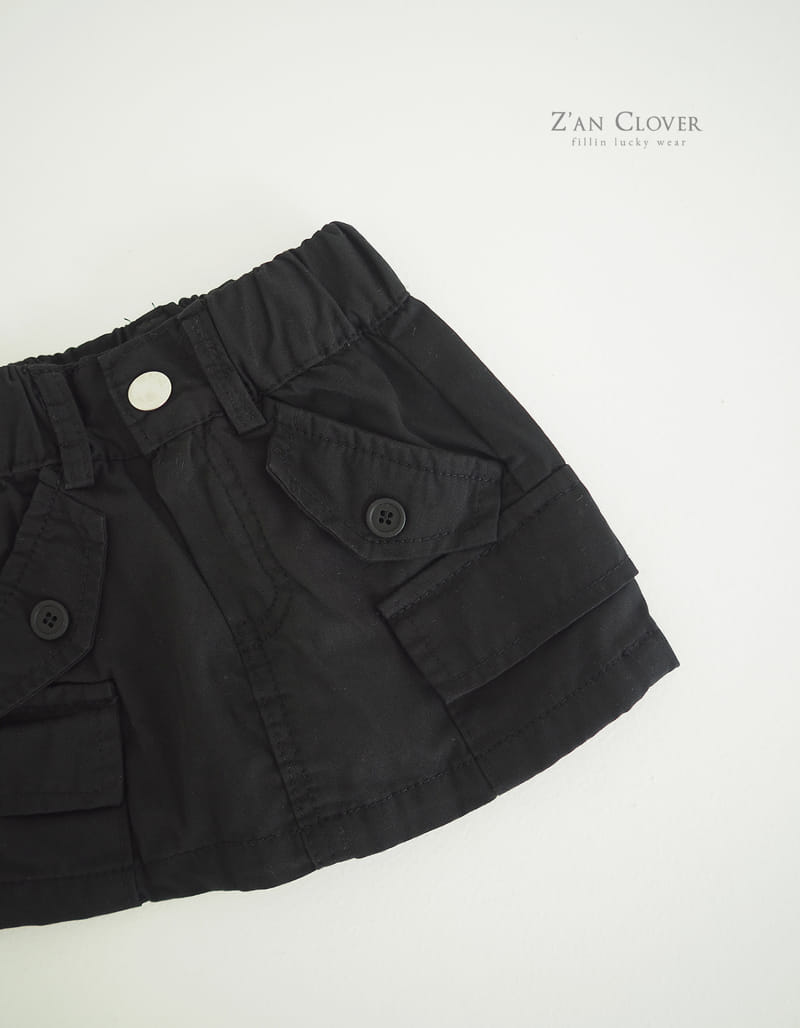 Zan Clover - Korean Children Fashion - #kidsstore - Cargo Mini Skirt - 9